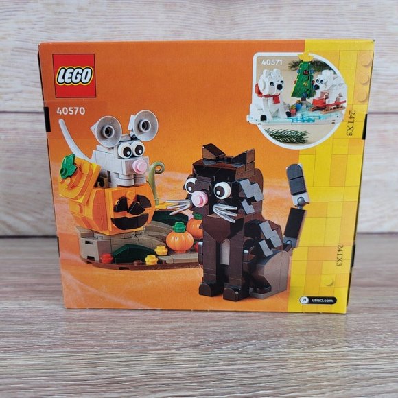 NEW Lego Halloween Cat and Mouse Limited‎ Release Edition Seasonal Fall 40570 - Picture 5 of 6